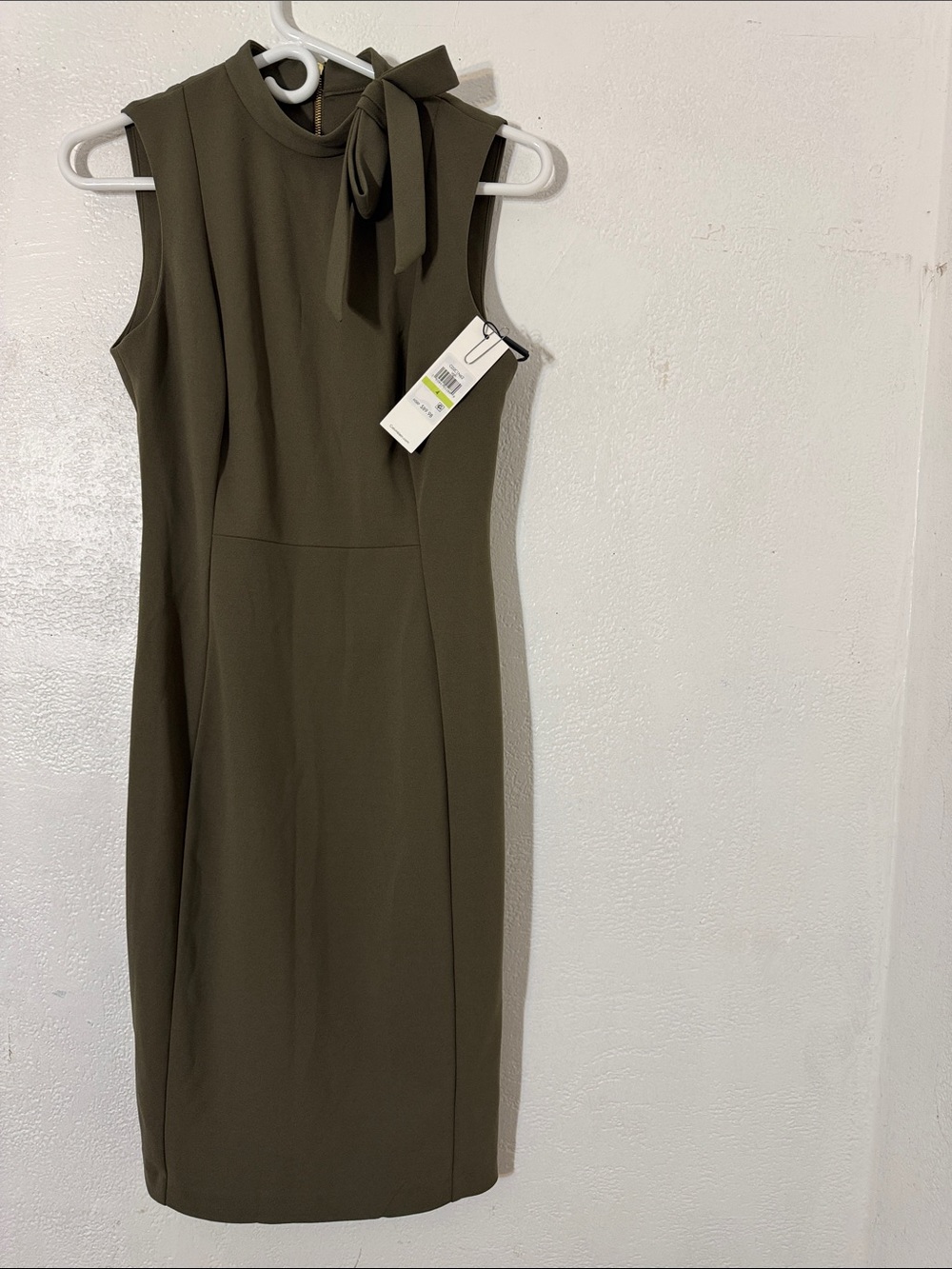 Calvin Klein green olive or dark green dress size 4 - Picture 8 of 16